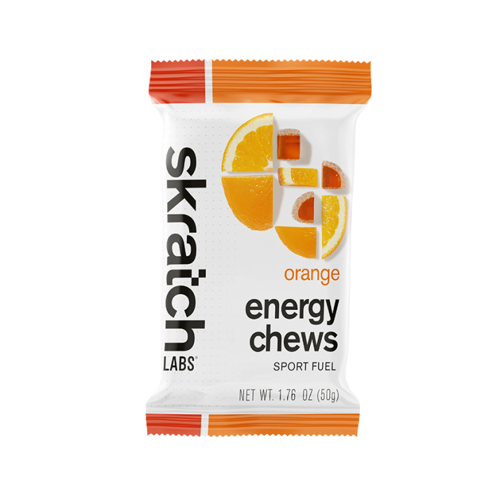 Skratch Energy Chew Orange 50 gr (1 packet)