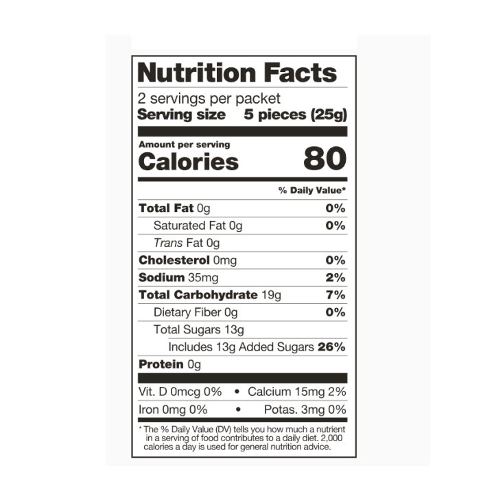 Skratch Energy Chew Orange 50 gr (1 packet)