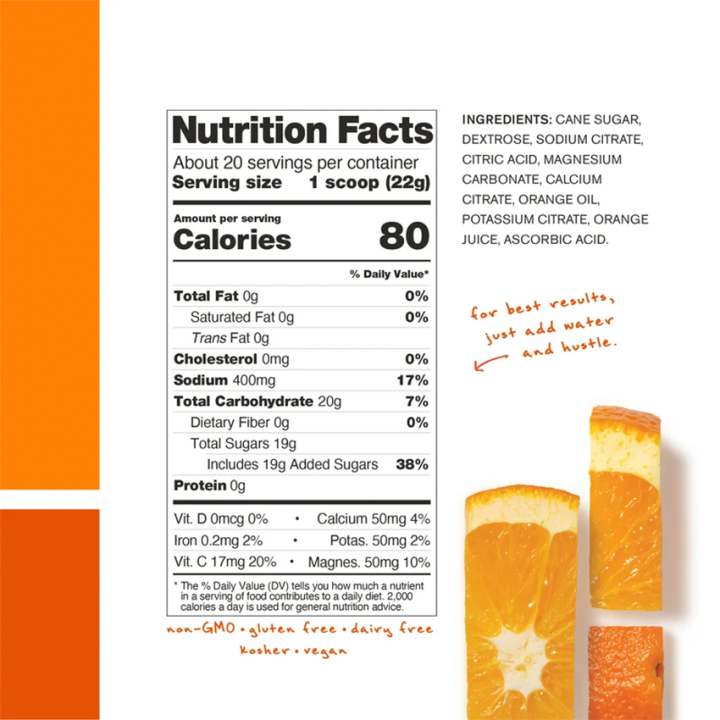 Skratch Hydration Orange 22 gr (1 Stick Pack)
