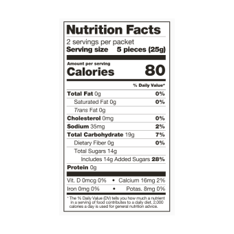 Skratch Energy Chew Sour Cherry 50 gr (1 packet)