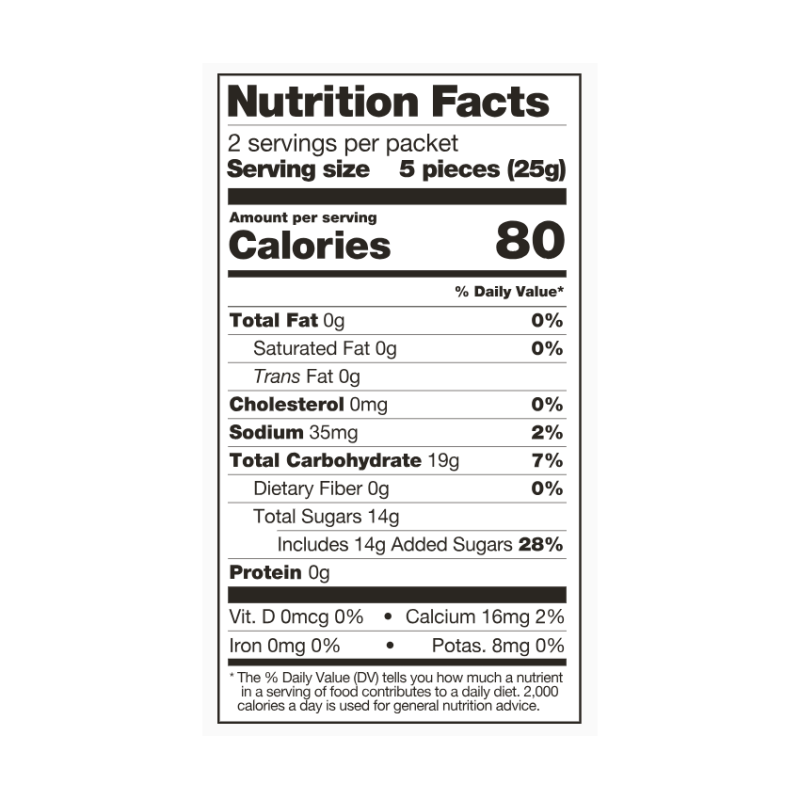 Skratch Energy Chew Sour Cherry 50 gr (1 packet)