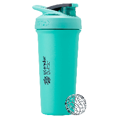 Blender Bottle Strada Bottle w/ Wire Whisk BlenderBall Seafoam (25 fl oz)