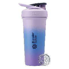 Blender Bottle Strada Bottle w/ Wire Whisk BlenderBall Lavender (25 fl oz)