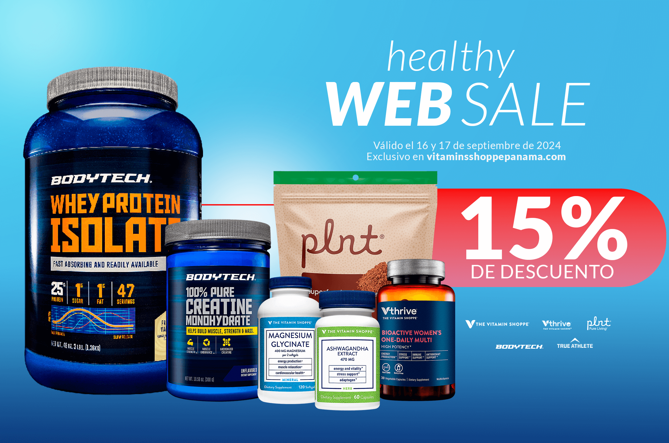 15% de descuento vitamin shoppe panama